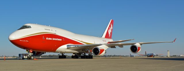 Boeing 747-400 (N744ST) - Global SuperTanker Boeing 747-400 resting at KMCC.br /br /History br /Global SuperTanker Services - N744ST (2016 - present)br /Evergreen International Airlines - N492EV (2011 - 2015)br /Japan Airlines - JA8086 (1991 - 2015)br /br /200th KMCC photo on FlightAware. 