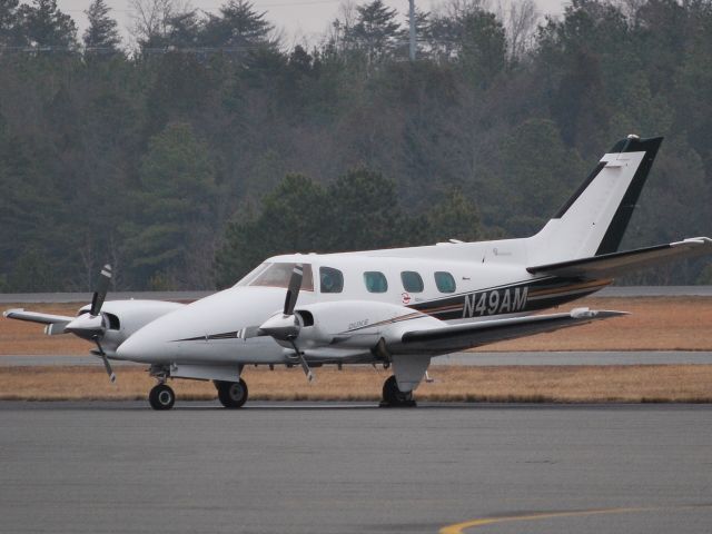 Beechcraft Duke (N49AM) - XSURGO LLC at KJQF - 2/1/11