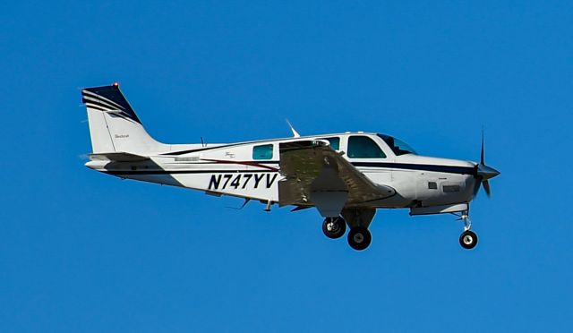 Beechcraft Bonanza (36) (N747YV) - N747YV 1999 Beechcraft B36TC Bonanza s/n EA-642 - North Las Vegas Airport  KVGTbr /Photo: TDelCoro br /May 8, 2025