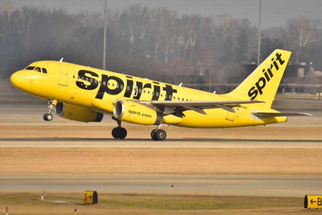 Airbus A319 (N533NK) - 23-R 01-09-23