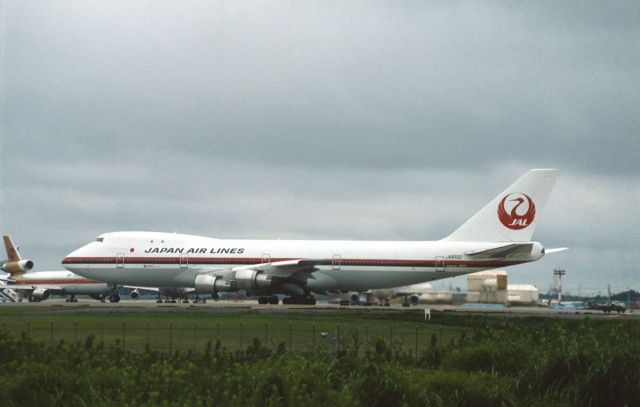 BOEING 747-100 (JA8102) - Departure at Narita Intl Airport Rwy34 on 1988.08/20