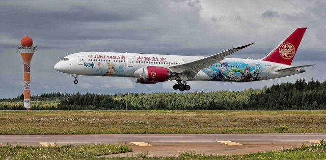 Boeing 787-9 Dreamliner (B-209R) - Juneyao Air (Genshin Livery)