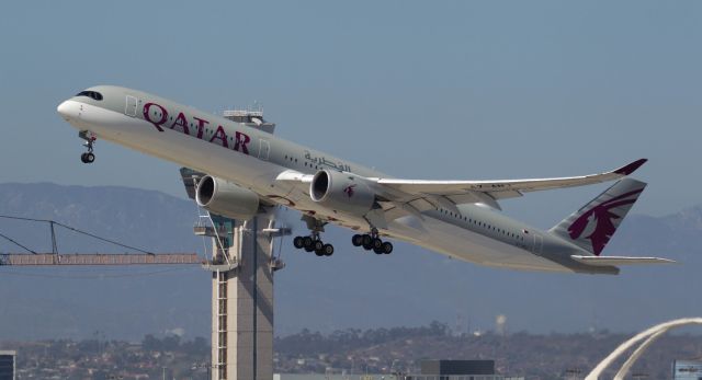 Airbus A350-1000 (A7-ANJ) - Spotted at KLAX on August 9, 2020