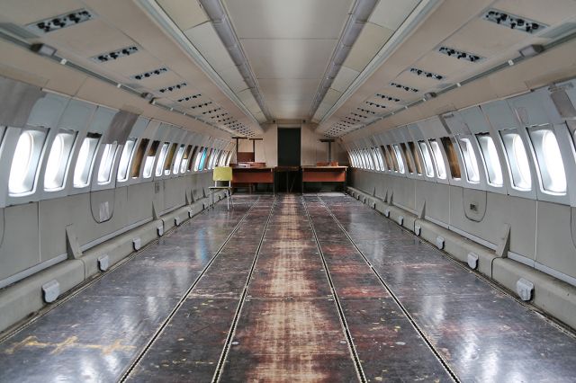 Ilyushin Il-62 (CCCP86696) - The cabin of IL-62 at the National Aviation Museum in Zhulyany, Ukraine.