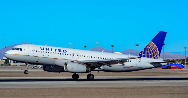 Airbus A320 (N466UA) - N466UA United Airlines Airbus A320-232 s/n 1343 - Las Vegas - McCarran International (LAS / KLAS)br /USA - Nevada,  January 18, 2019br /Photo: TDelCoro