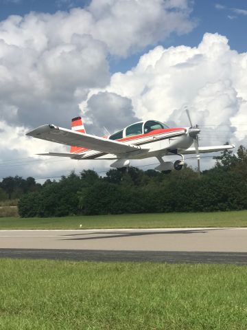 Grumman AA-5 Tiger (N4536T) - New engine test fly