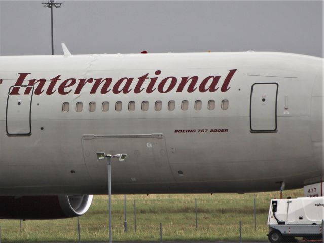 BOEING 767-300 (N477AX) - omni b767-3q8er n477ax suffered structural damage on a hard landing at shannon on sunday 8th march. 10/3/20.