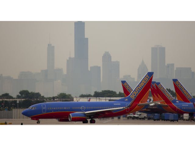 Boeing 737-700 (N286WN) - Midway is a Southwest Airlines hub.