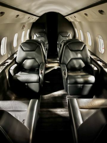 Bombardier Challenger 300 (N883TR) - Interior of N883TR, a 2010 Bombardier Challenger 300, SN 20300, owned/operated privately. 12/13/22. 