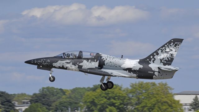 Aero L-39 Albatros (N135EM) - Departing AirVenture 2023 on runway 36L