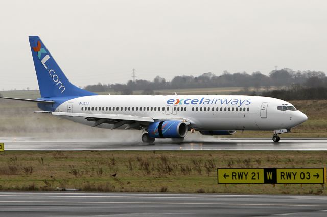 Boeing 737-800 (G-XLAA) - NEW REG. D-AXLG FOR XL AIRWAYS GERMANY.