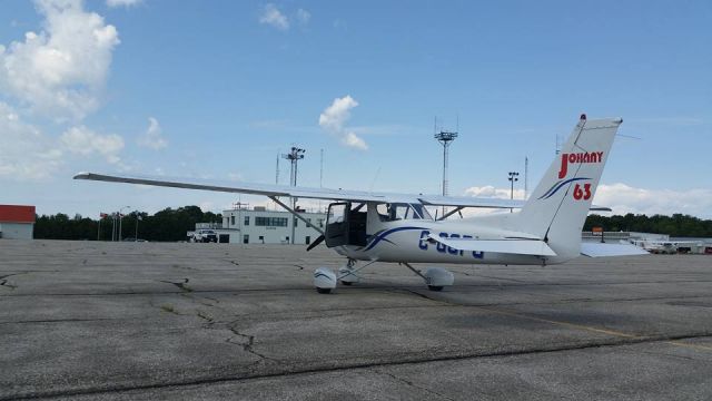 Cessna Commuter (C-GCPU) - Hasel on the apron in Wiarton, Ontario