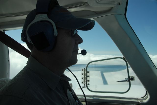 Cessna 310 (N6248Q) - In Flight