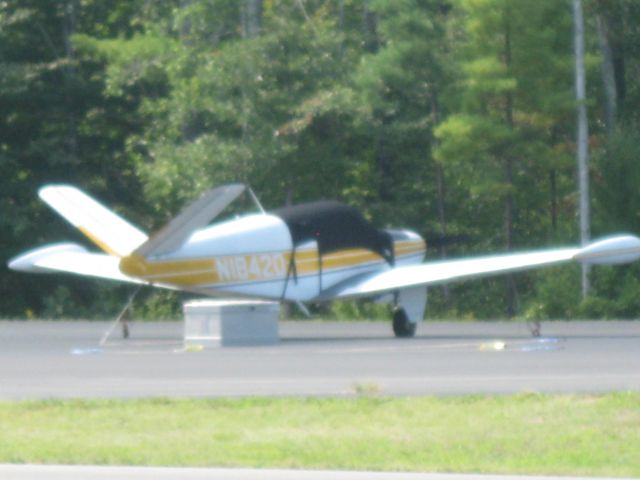 Beechcraft 35 Bonanza (N1842D) - Bonanza V35 tied down at KASH.