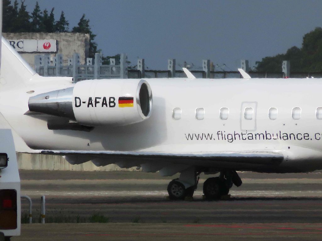 Canadair Challenger (D-AFAB) - I take a picture on Aug 28, 2017.