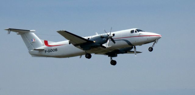 Beechcraft 1900 (F-GOOB) - Shortly after departure is this 1991 Beechcraft 1900C in the Spring of 2022.