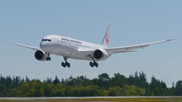 Boeing 787-9 Dreamliner (JA865J) - BOE25 on final to Rwy 34L to complete a B2 flight 8/12/16. (ln 458 / cn 38138).