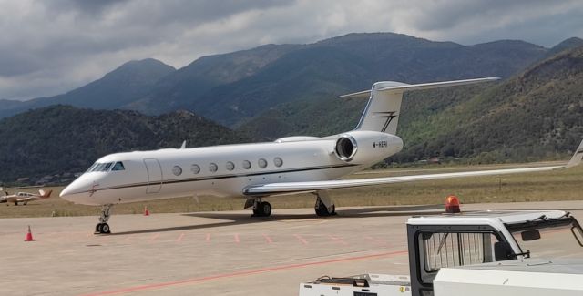 Gulfstream Aerospace Gulfstream V (M-HERI) - Air station 