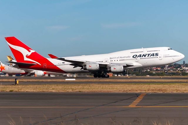 Boeing 747-400 (VH-OJT) - VH-OJT QF11 SYD-LAX