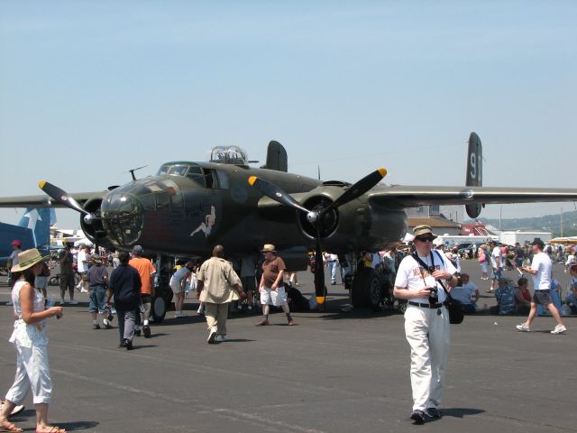 North American TB-25 Mitchell (N9456Z) - B-25J Mitchell at Reading airshow