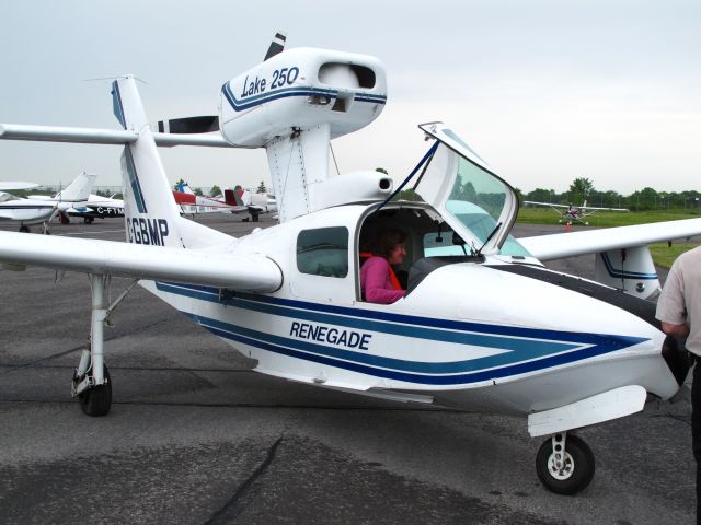 LAKE LA-200 (C-GBMP) - This lovely Lake Renegade was visiting Kingston Flying Club in May 2010 from Dorval, Quebec..