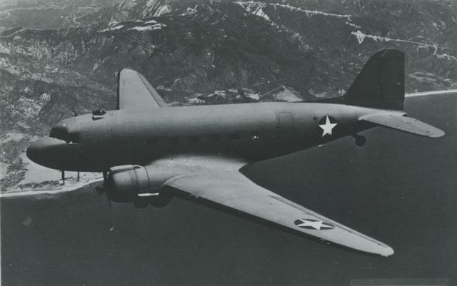 Douglas DC-3 — - scanned from photograph