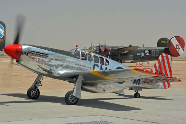 North American P-51 Mustang (NL251MX) - Collings Foundation North American TP-51C-10 Mustang NL251MX Betty Jane at Phoenix-Mesa Gateway Airport on April 15, 2016.