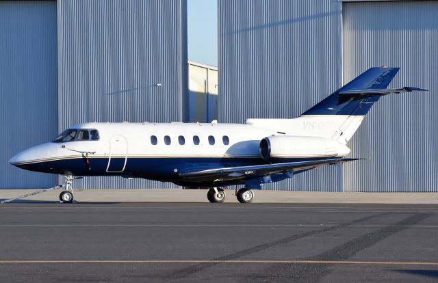 Hawker 800 (VH-OFJ) - New colour scheme