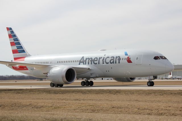 Boeing 787-8 (N801AC) - First 787 to arrive at IND 