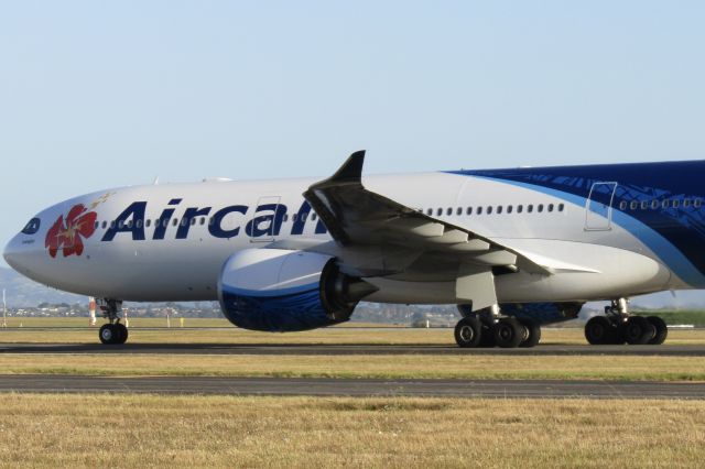 Airbus A330-900 (F-ONET) - F-ONET departing in the late evening on the weekly cargo flight to Nouméa.