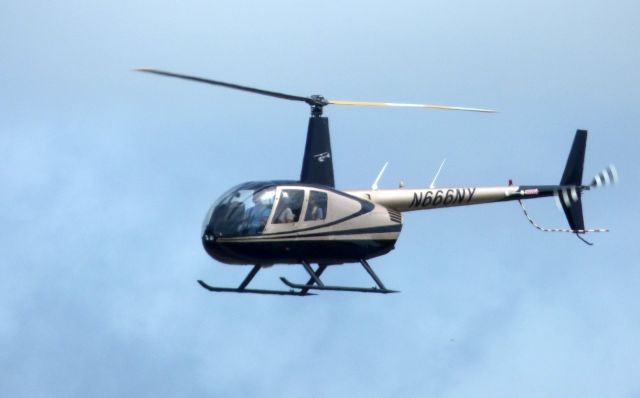 Robinson R-44 (N666NY) - Shown here is a Robinson R44 Helo making a low pass in the Summer of 2018.