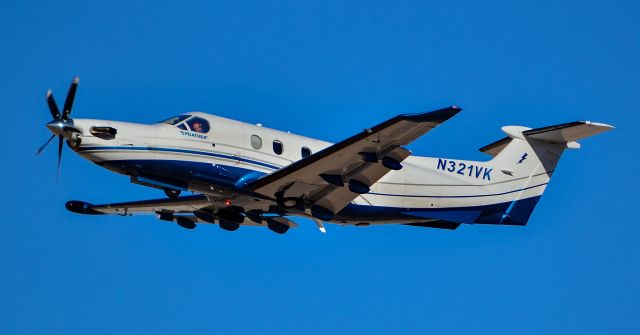 Pilatus PC-12 (N321VK) - N321VK PILATUS PC-12/47E s/n 1508 - North Las Vegas Airport  KVGT, FAA LID: VGT)br /Photo: Tomas Del Corobr /March 15, 2019