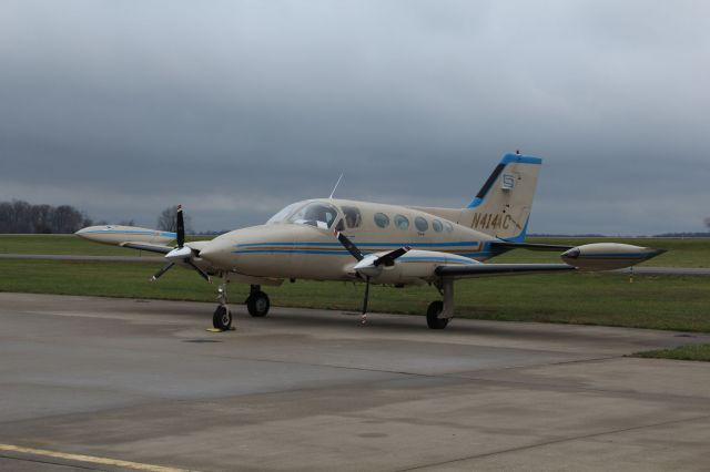 Cessna Chancellor (N414AC) - Parked on ramp...