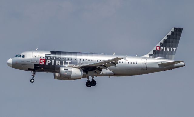 Airbus A319 (N517NK) - NKS404 (Spirit of Orlando) arrives in Los Angeles from Atlanta...