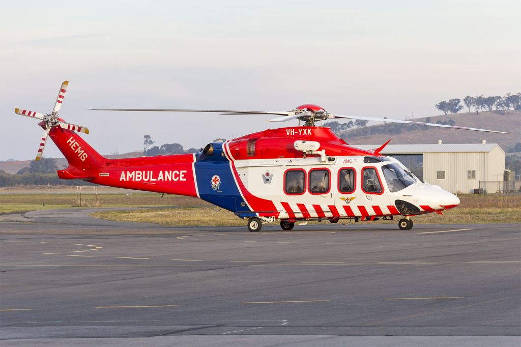 BELL-AGUSTA AB-139 (VH-YXK) - Babcock Mission Critical Services Australasia (VH-YXK) AgustaWestland AW139 at Wagga Wagga Airport