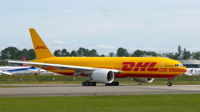 Boeing 777-200 (D-AALS) - BOE278 taxis onto Rwy 16R for an EWA flight on 5.26.21. (B777-F / ln 1698 / cn 66862).