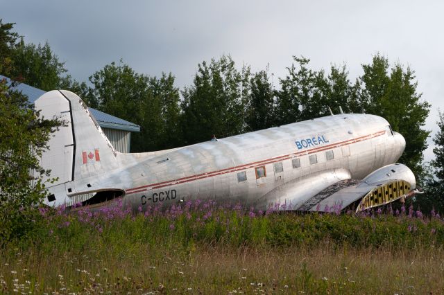 Douglas DC-3 (C-GCXD) - This DC-3 has seen better days...