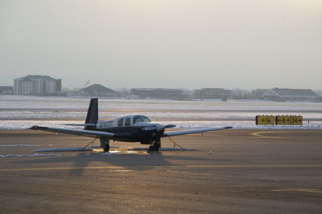 Mooney M-20 (N74777) - Morning sunrise 