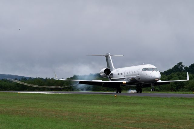 Canadair Regional Jet CRJ-200 (N907SA) - CRJ 200 landing at KMRN GPS Approach Runway 03.  Picking up 29 Passengers.  Perfect Landing Smoked the captains bars!