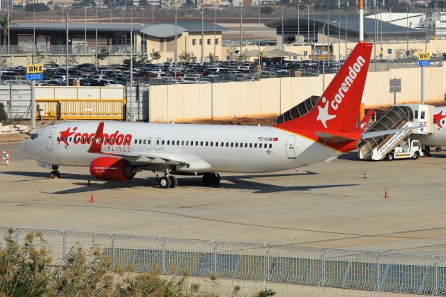 Boeing 737-800 (TC-COR) - 29/12/2022: br /Parked on the ramp at TLV.