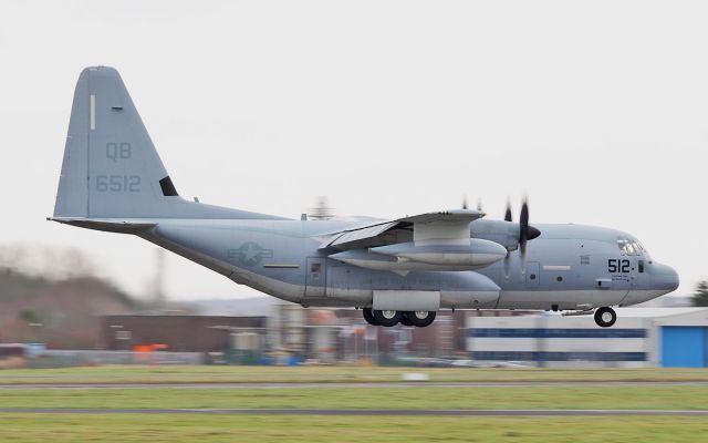 Lockheed C-130 Hercules (16-6512) - usm kc-130j 166512 about to land at shannon 3/2/16.