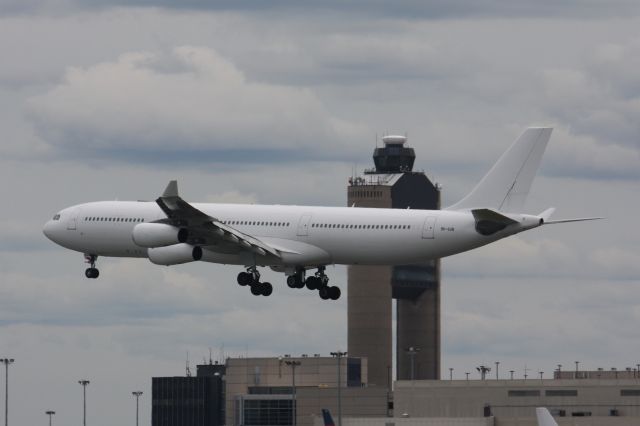 Airbus A340-300 (9H-SUN) - This Hi Fly Malta A340 has been operating for Azores Airlines to Boston Logan. 