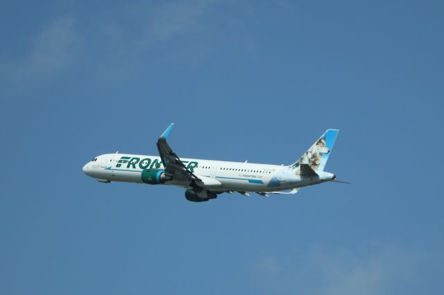 Airbus A321 (N717FR) - 09/23/22 Lena and Lilly departing Rwy 35L