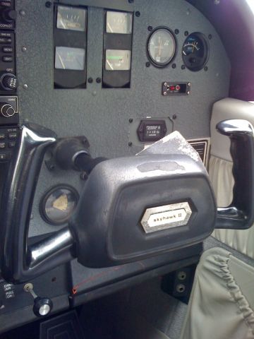 — — - Right side of N8902Vs flight deck.