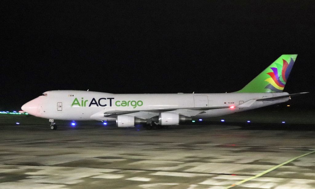 Boeing 747-400 (TC-ACM) - AirAct cargo b747-428f(er) tc-acm arriving in shannon tonight from istanbul 19/10/20.