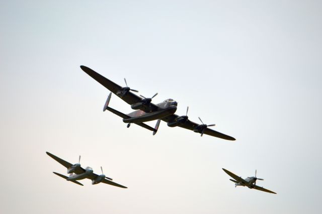 — — - Avro Lancaster, Spitfkre, and the only flying Mosquito in the world