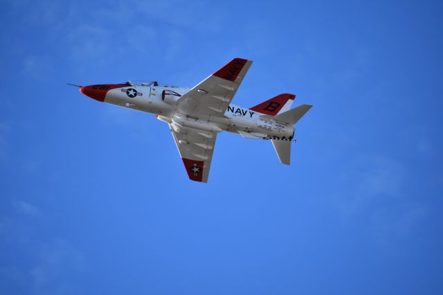 — — - T-45 Goshawk departing