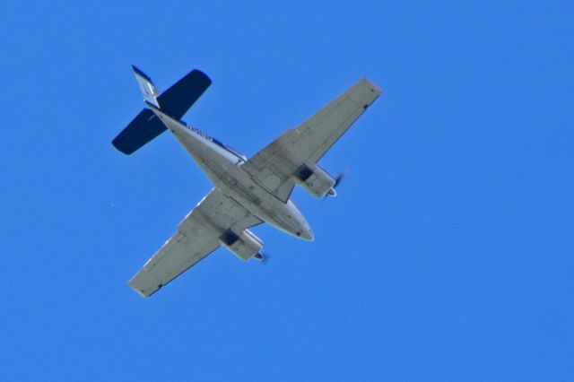 Beechcraft 55 Baron (N518Q) - Subject aircraft, registered as 1967 BEECH 95-B55 (T42A), photographed on 30-Aug-2018 at 1535HrsEDT, over Northern New Jersey enroute between Caldwell, NJ (CDW), and Rockland, ME, (RKD).