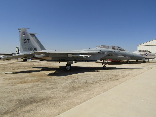 McDonnell Douglas F-15 Eagle (76-0008) - A McDonnell-Douglas F-15 "Eagle" on display at March Field Air Museum.