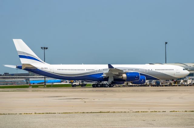 Airbus A340-500 (CS-TFX) - CS-TFX Hi Fly A340-542 borrow to SkyGreece